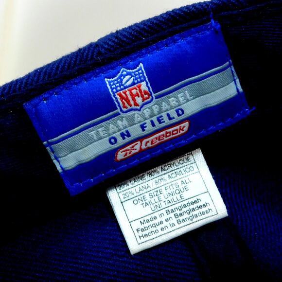 Vintage New England Patriots Hat Flying Elvis Logo Reebok On Field Y2K - Picture 7 of 7